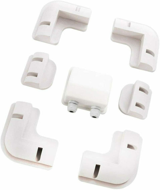 7PCS Solar Panel Mounting Brackets Kit Corner Caravan RV Boat Yacht Roof Mount