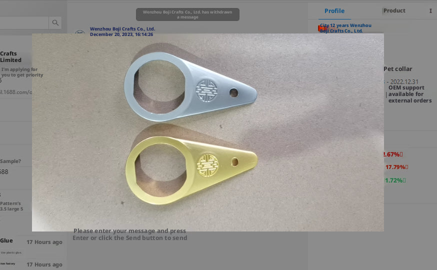 White wine bottle opener-gold-1 piece