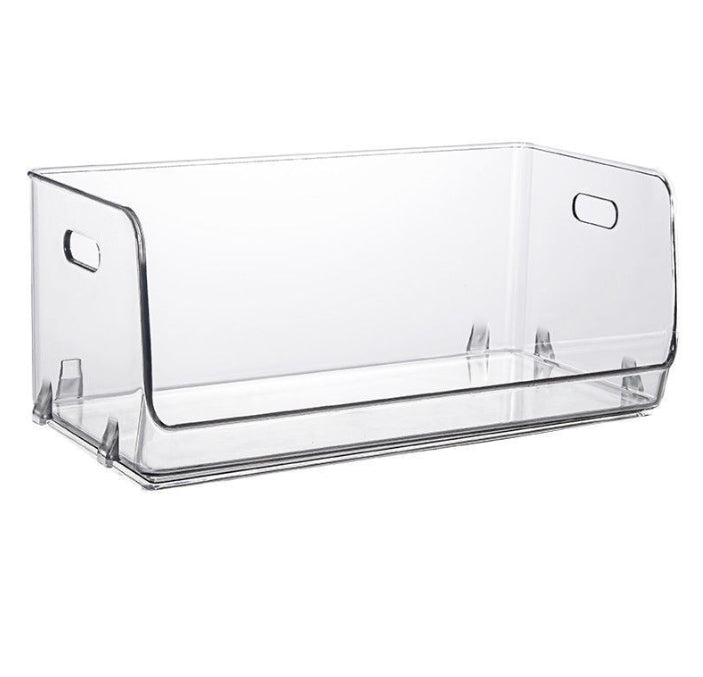 Desktop transparent storage box-large transparent-1 pack