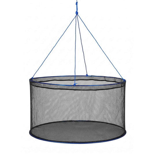 Foldable Fishing Net, Landing Fishing Pier Nets, Portable Drop Net For Pulling Up Fish, Durable And Fish-friendly, With Rope And Storage Bag, For Minnows, Crawfish, Shrimp, Crab
