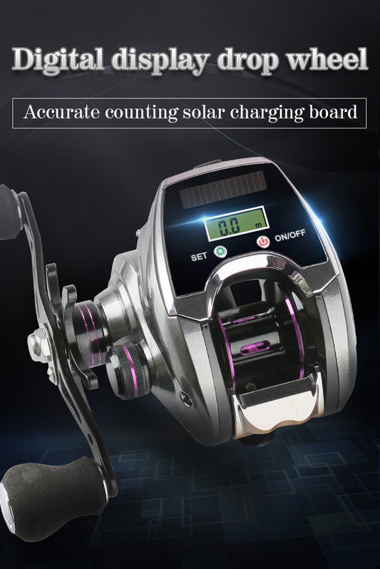 Line Counter Fishing Tackle Gear Fishing Reel Left Or Right Hand Low Profile Linedigital Display Fishing Gear