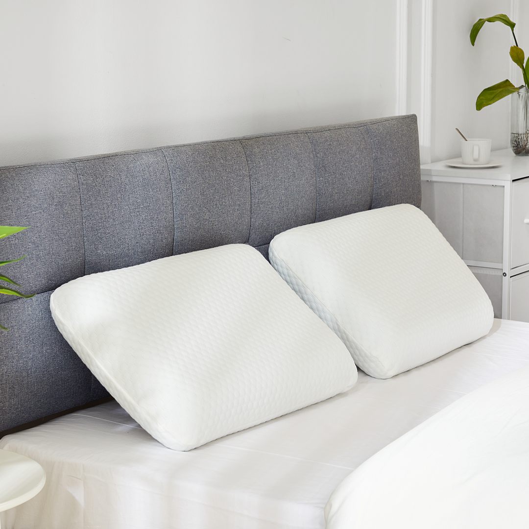 Memory Foam Pillow, Detachable Washable Pillowcase, Odorless, Ergonomic Pillow