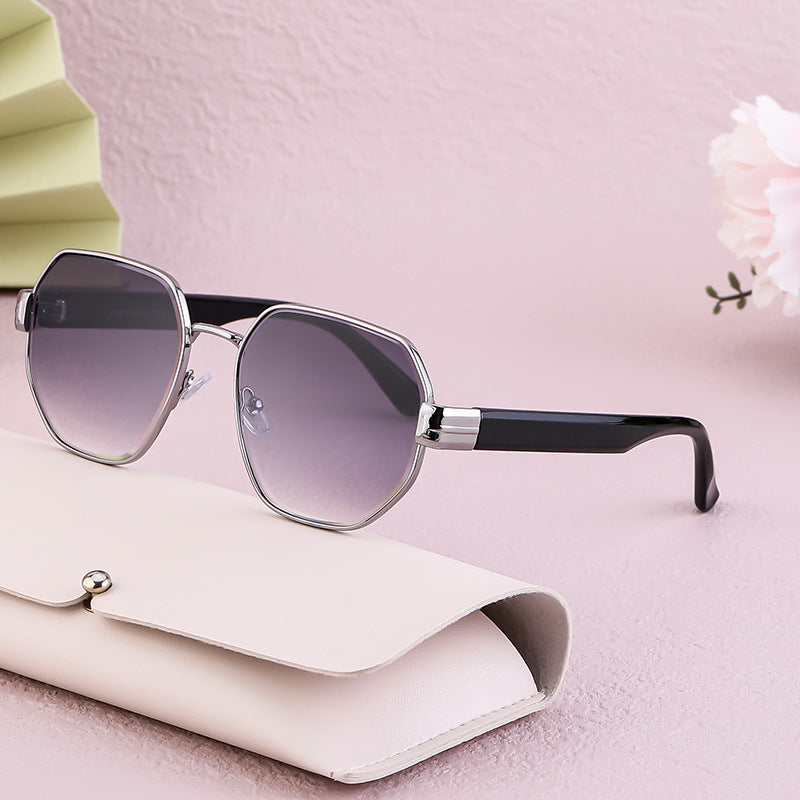 Square Women's Outdoor Fashion Street Shooting Sunglasses