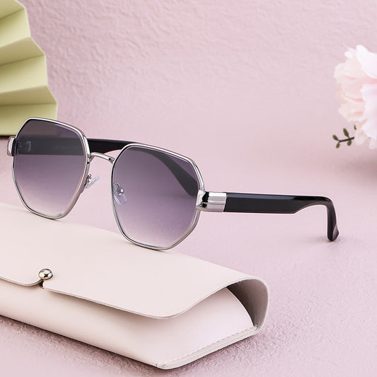 Square Women's Outdoor Fashion Street Shooting Sunglasses