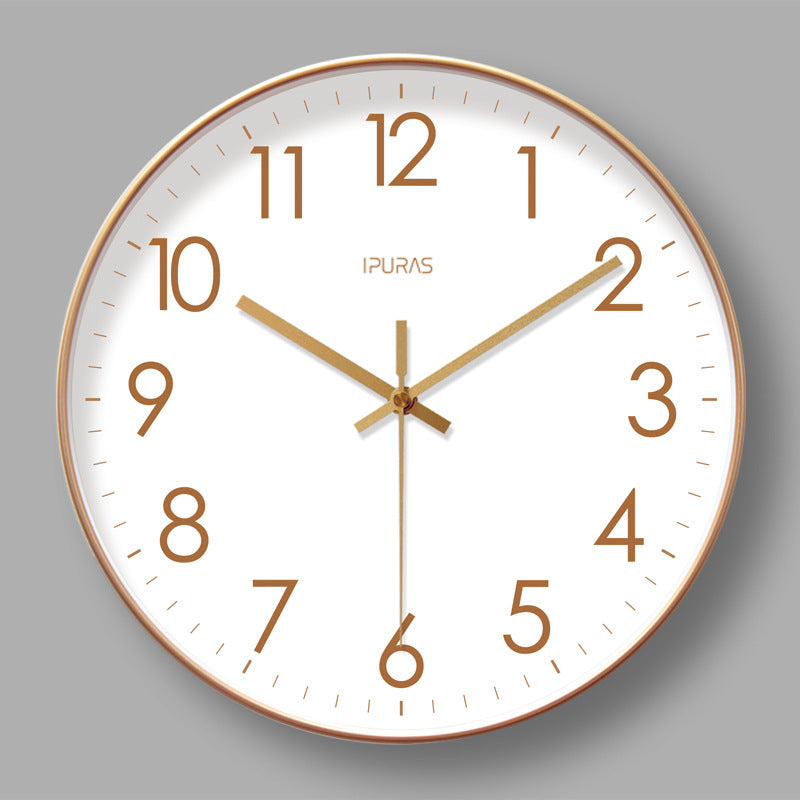2025 New 10/12/14 - inch Electronic Calendar Wall Clock. Monitors temp & humidity. Dual - display. Mute. Quartz movement.