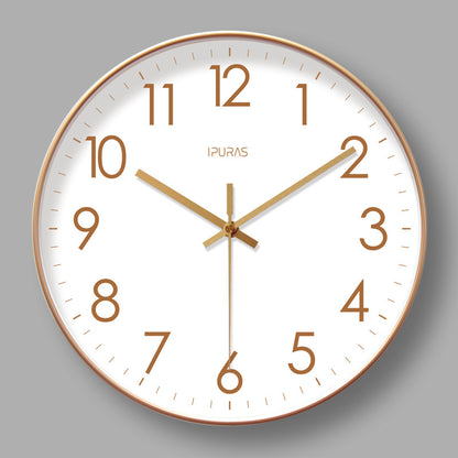 2025 New 10/12/14 - inch Electronic Calendar Wall Clock. Monitors temp & humidity. Dual - display. Mute. Quartz movement.