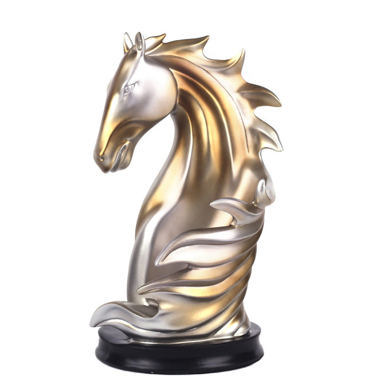 Horse-head Red Wine Rack, A Decoration For Living Room, TV Cabinet And Office.