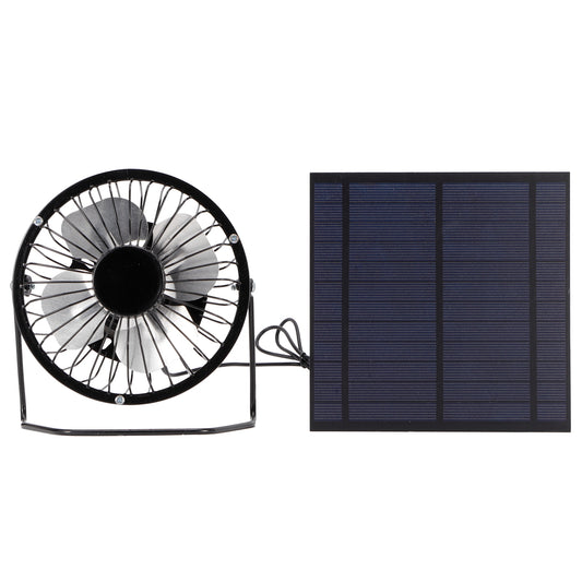 5W Mini Solar Panel With Portable Cooling Fan Photovoltaic Solar Panel Set For Greenhouse