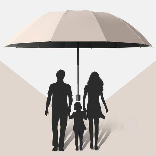 Double Umbrella, 12-rib Reinforced, Windproof And Waterproof, A Must-have Multi-functional Umbrella For Heavy Rain.