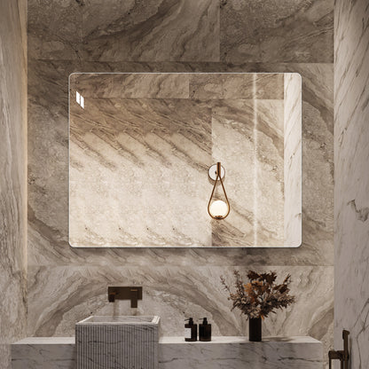 Miroir de Salle de Bain Sans Cadre 91x76cm - Moderne