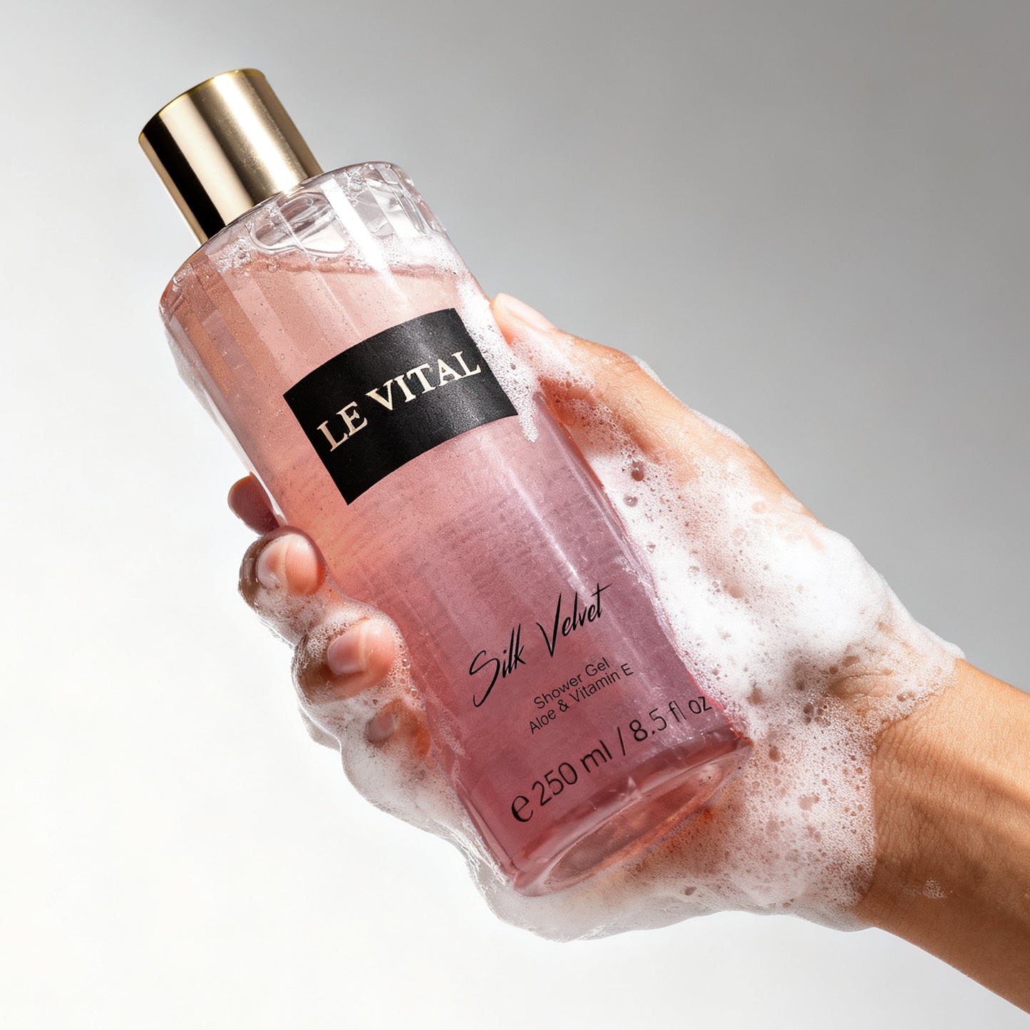 8.5 Fl Oz Moisturizing Shower Gel, Hydrating Body Wash With Aloe Vera & Vitamin E For Smooth Skin