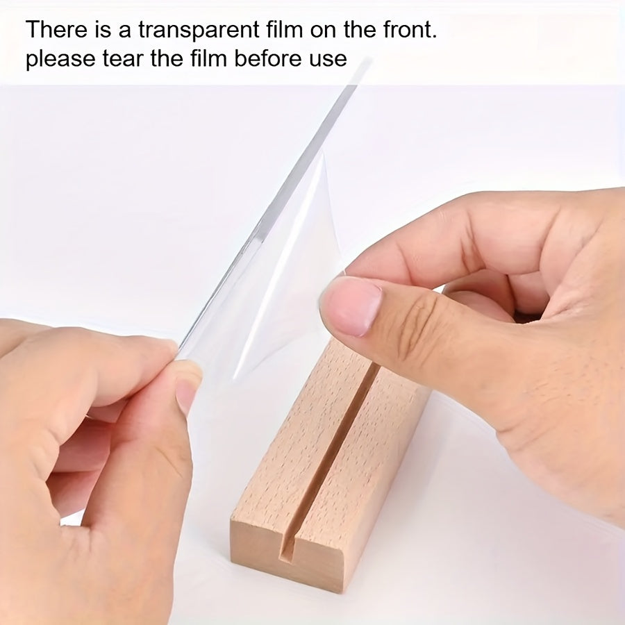 1. Unique Doctor Appreciation Gift - Heartfelt Thank You Acrylic Desk Plaque with Wooden Base, Perfect for Men in Medicine, Ideal for Thanksgiving & Everyday Gratitude, Medical Office Decor