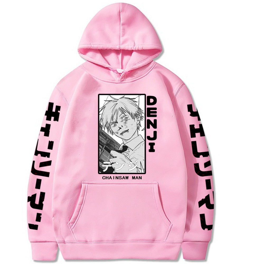 Chainsaw Man Printed Hooded Sweatshirt