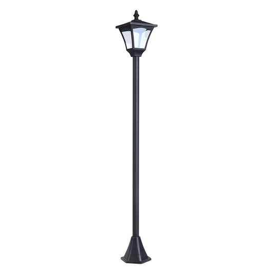 Solar Gartenlaterne LED 30 Lumen Solarlampe Erdspieß 120 Cm Schwarz