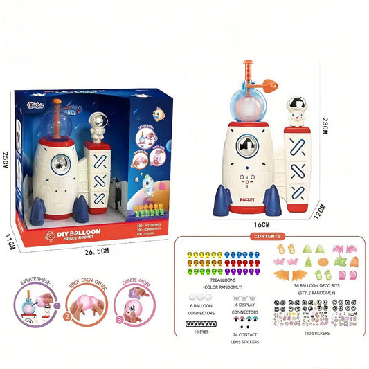 DIY Space Magic Balloon Craft Kit, Sticker Decorated Balloons Toy For Kids, DIY Creative Activity