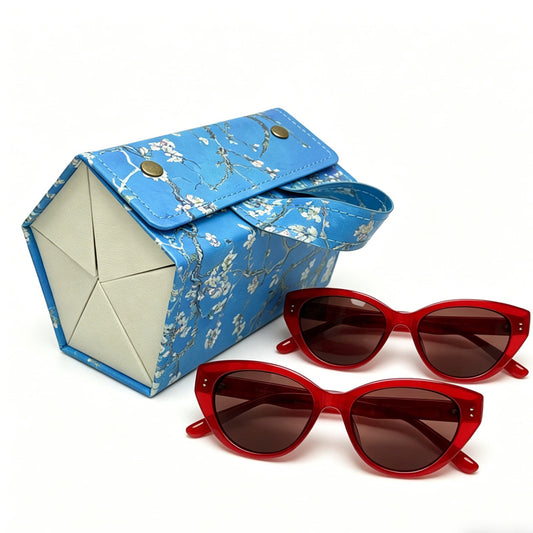 5in1 Sunglasses Travel Case Organizer Hangable, Eyeglasses Foldable Storage Organizer