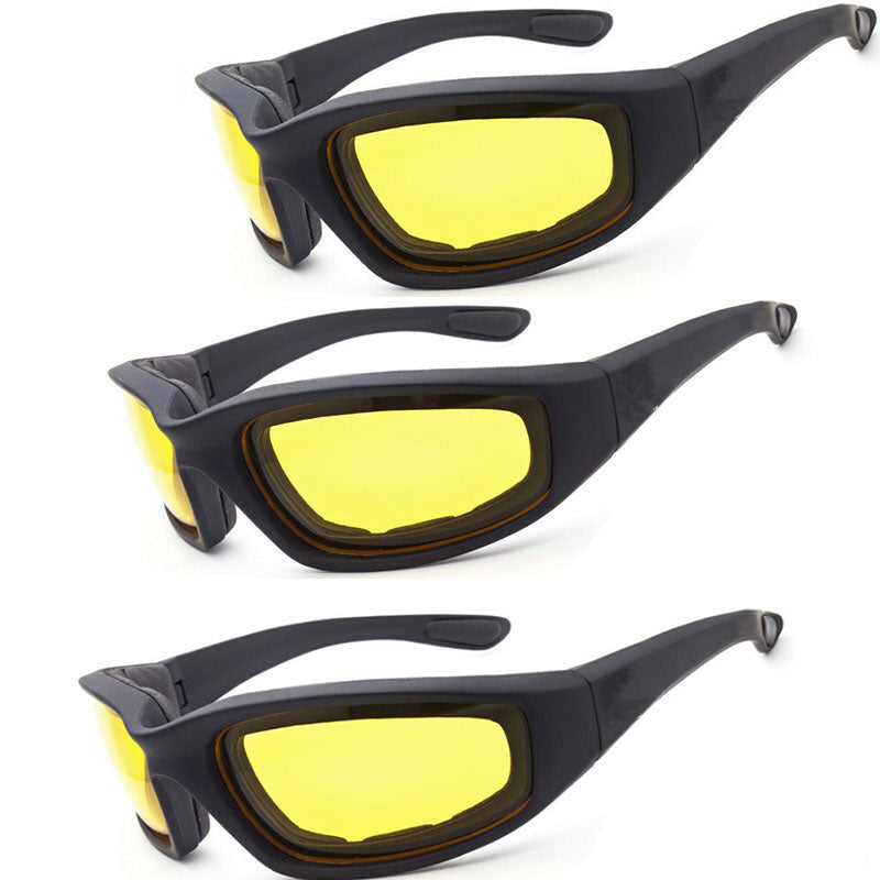 Chopper Cycling Sports Sunglasses For Men Wrap Around UV400 Protection For Cycling Fishing Driving Glasses Wind Resistant Biker Goggles