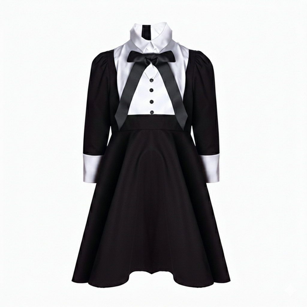Girls A Line Formal Dress Toddler Vintage Dress Black Party Dress 3 - 5 Years