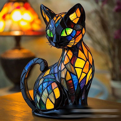 Animal resin LED night light, a cute bedside lamp for living rooms and bedrooms.