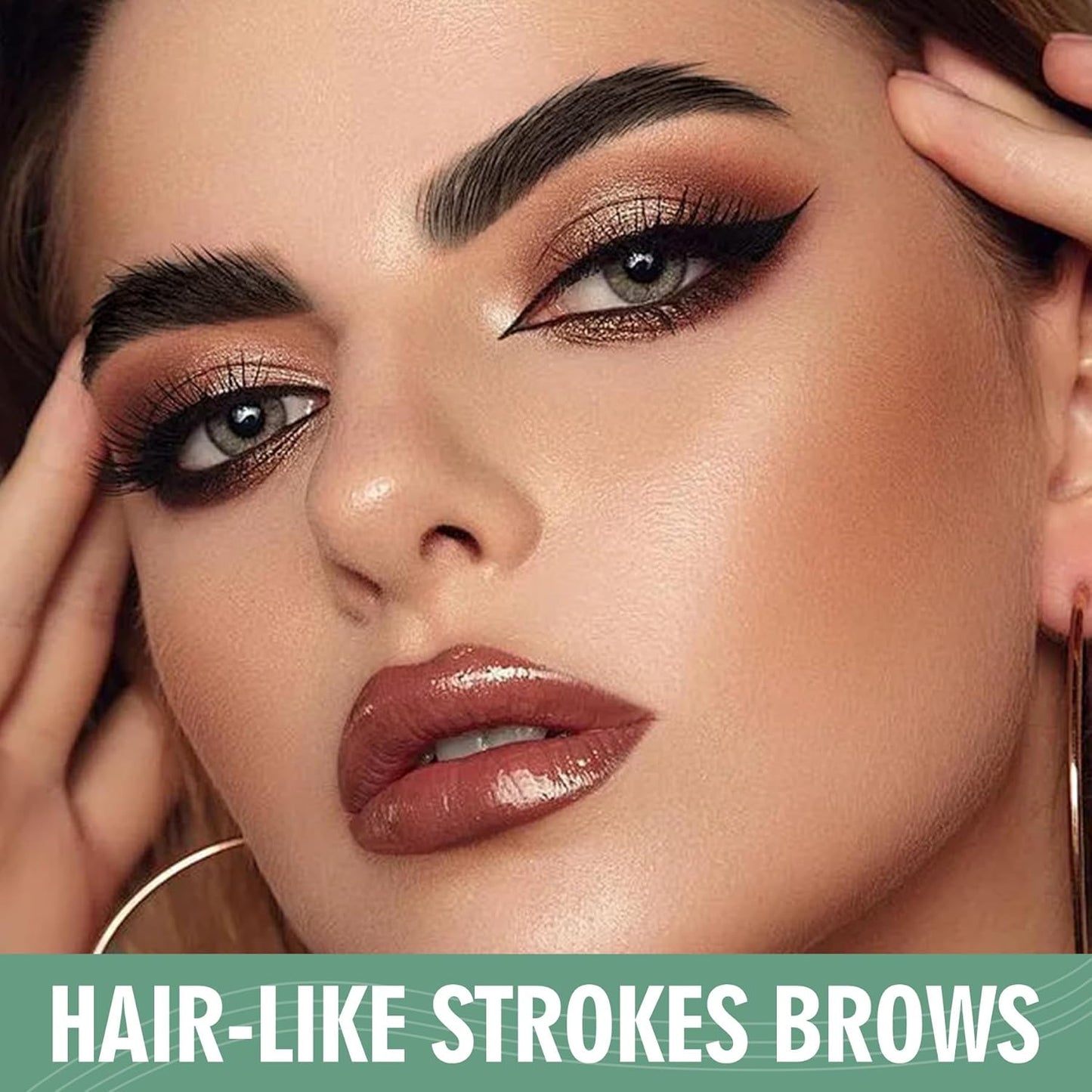 Microblading Eyebrow Pen, Waterproof Eye Brow Pen With 4 - Fork - Tip Liquid Bro