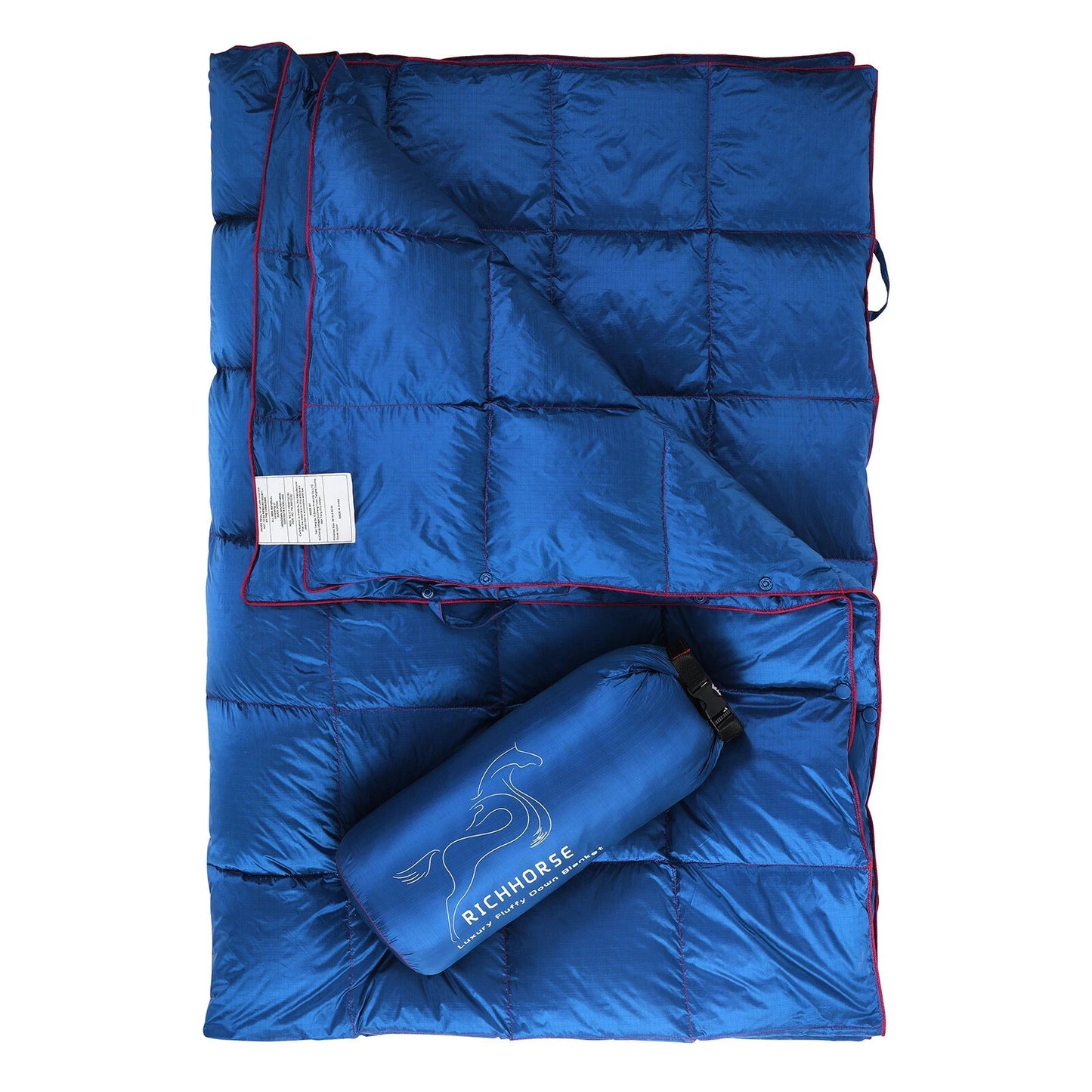 Couverture de camping en duvet, légère et compactable pour randonnée