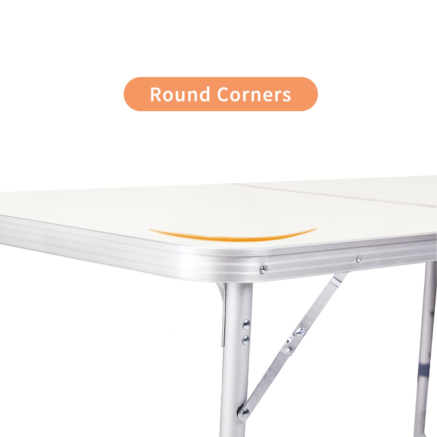 6ft 180 - 60cm Aluminum Alloy Folding Table Portable Foldable Desk For Camping P