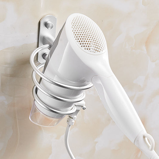 Hair dryer rack-silver