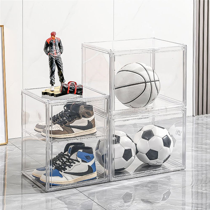 Foldable Magnetic Acrylic Case - Display & Protect Action Figures, Funko Pops, Blind Box Toys