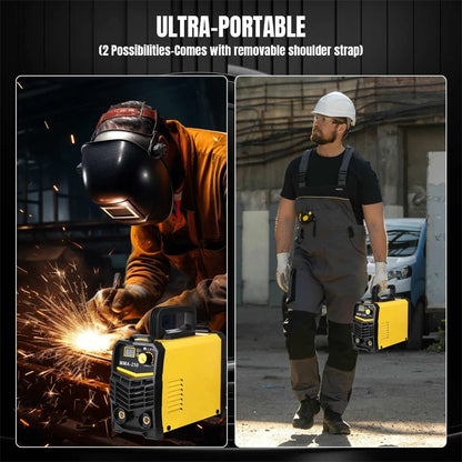 250A Welder Inverter Welding Machine 220V IGBT Electric LCD Welder with Electrode Holder Mask Welding Reds Mini Welder DIY Kits