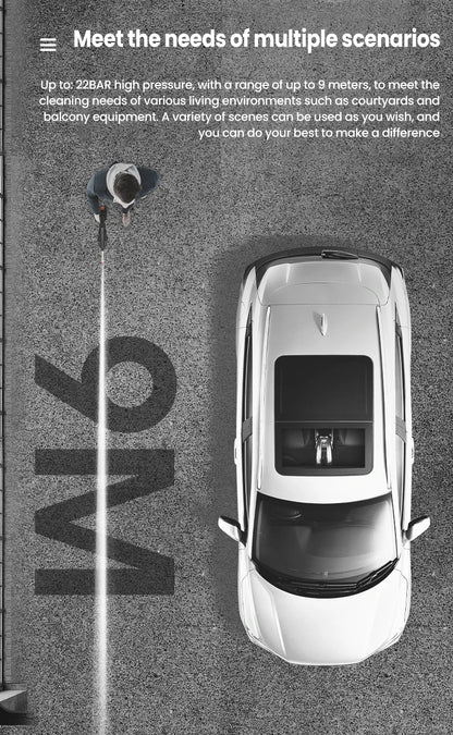 600W 30BAR Cordless High Pressure Cleaner Washer Garden Spray Water Gun Wash Water Cleaning Machine for Makita 18V Battery