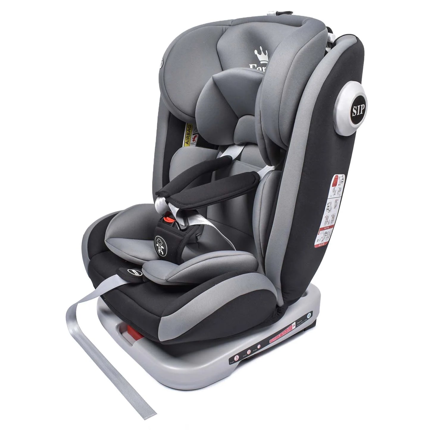 AP01 KL005 Child Seat 360° Baby Car Seat  Rotatable ISOFIX ,ECE R44/04,9-36 kg/0-12 Years, 5-Point Safety Belt, Child Car Seat