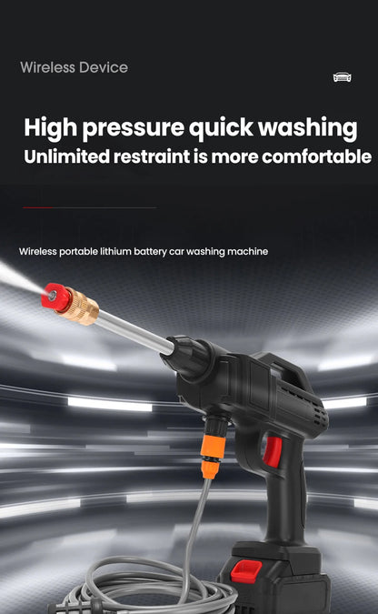 600W 30BAR Cordless High Pressure Cleaner Washer Garden Spray Water Gun Wash Water Cleaning Machine for Makita 18V Battery