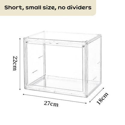 Foldable Magnetic Acrylic Case - Display & Protect Action Figures, Funko Pops, Blind Box Toys