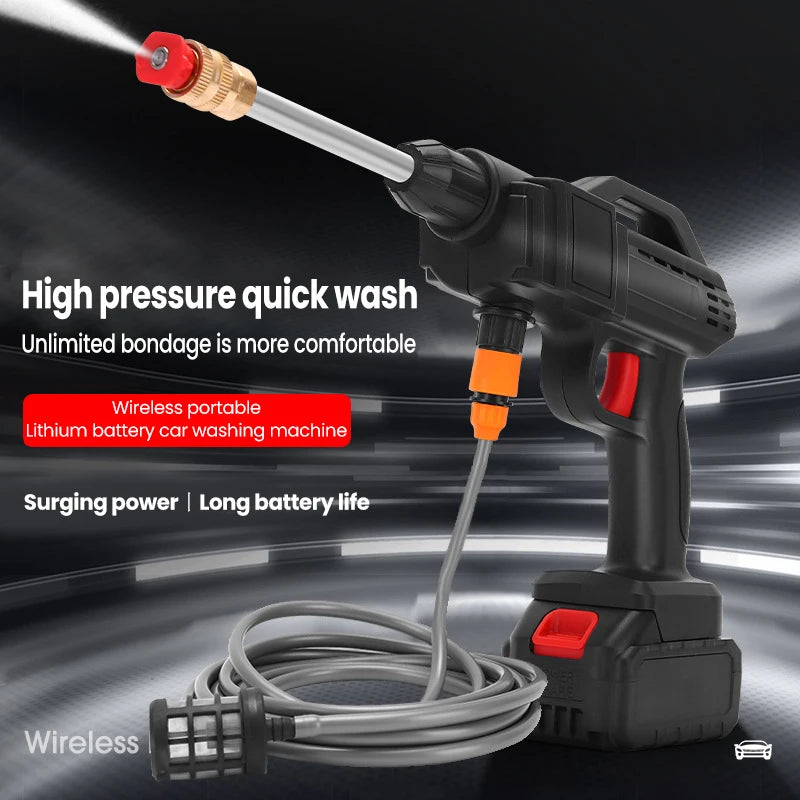 600W 30BAR Cordless High Pressure Cleaner Washer Garden Spray Water Gun Wash Water Cleaning Machine for Makita 18V Battery