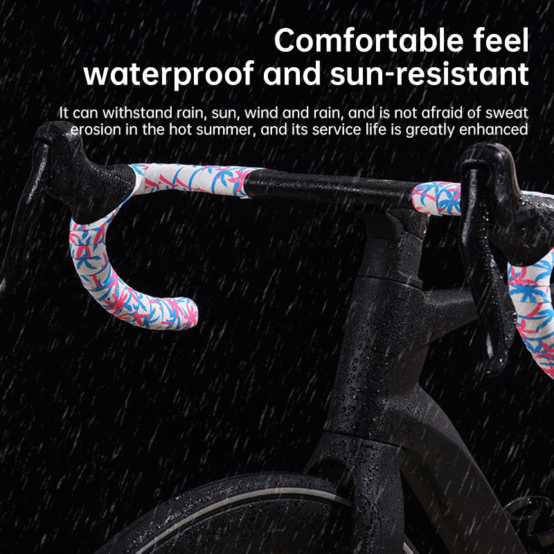 Npy EVA PU Road Bike Handlebar Tape, Anti - Slip & Shock - Absorbing, Sakura Design, with End Plugs