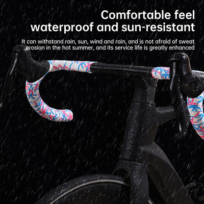Npy EVA PU Road Bike Handlebar Tape, Anti - Slip & Shock - Absorbing, Sakura Design, with End Plugs