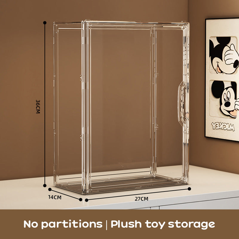 Foldable Magnetic Acrylic Case - Display & Protect Action Figures, Funko Pops, Blind Box Toys