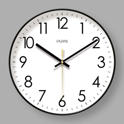 2025 New 10/12/14 - inch Electronic Calendar Wall Clock. Monitors temp & humidity. Dual - display. Mute. Quartz movement.