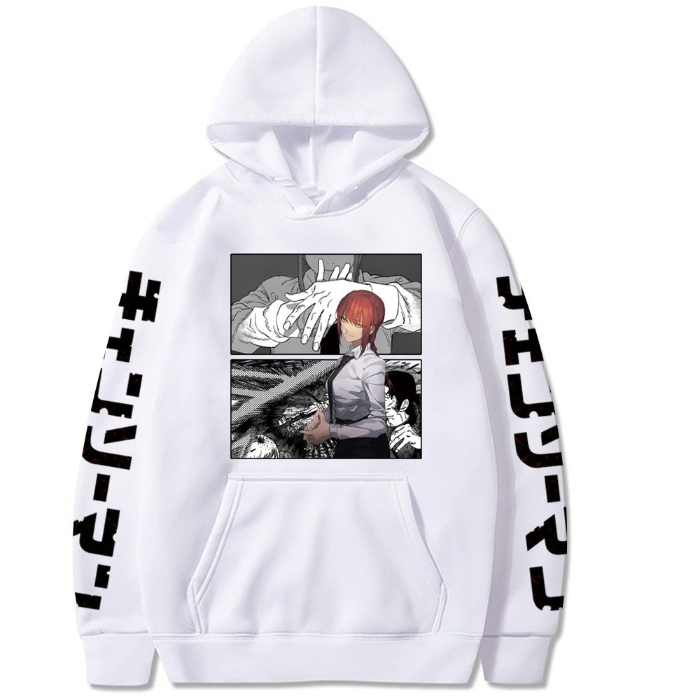 Chainsaw Man Printed Hooded Sweatshirt
