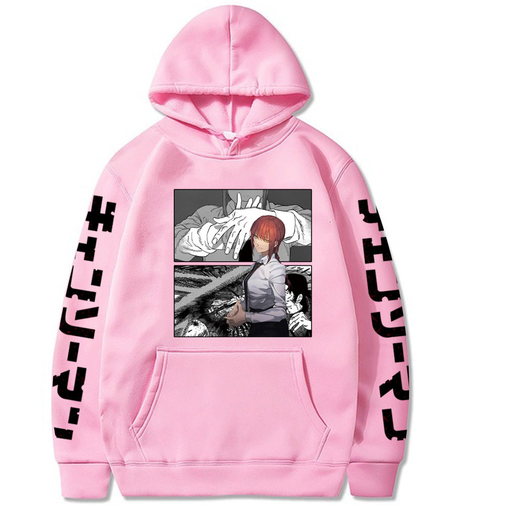 Chainsaw Man Printed Hooded Sweatshirt