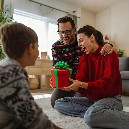 Annoying Nested Puzzle Gift Box - Creative Money Card Holder Container for Christmas & Birthday Gifts