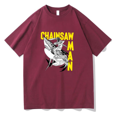 Chainsaw Man Printed Short Sleeve