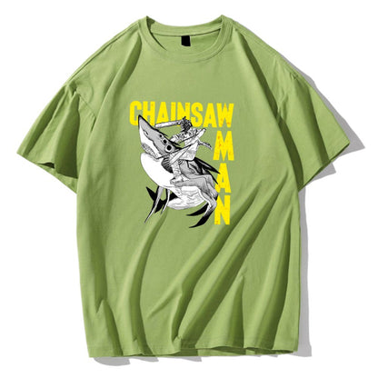 Chainsaw Man Printed Short Sleeve