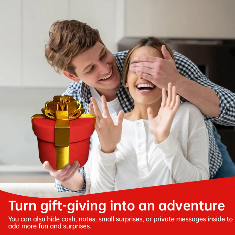 Annoying Nested Puzzle Gift Box - Creative Money Card Holder Container for Christmas & Birthday Gifts