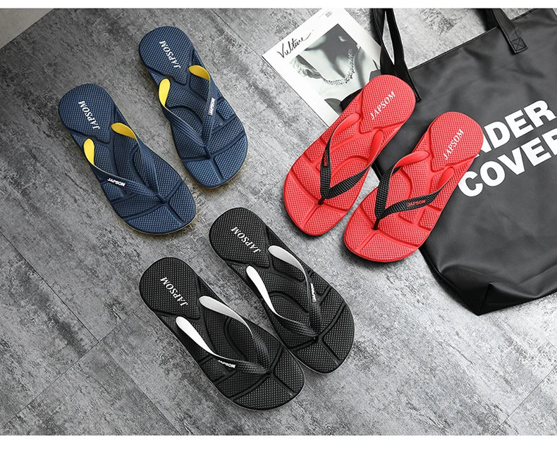 Hot Fashion Blue Massage Slippers Men Flip Flops Big Size 46 Casual Slides Men Non Slip Beach Indoor Slippers Men сланцы мужские