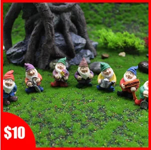 4pcs/Set Funny Mini Gnomes Playing Golf Dog Resin Dwarfs Sport Statue Cute DIY For Desk Bonsai Decoration Ornament Dropshipping
