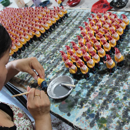 4pcs/Set Funny Mini Gnomes Playing Golf Dog Resin Dwarfs Sport Statue Cute DIY For Desk Bonsai Decoration Ornament Dropshipping