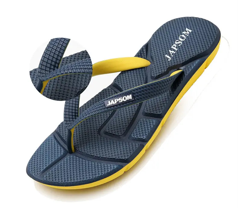 Hot Fashion Blue Massage Slippers Men Flip Flops Big Size 46 Casual Slides Men Non Slip Beach Indoor Slippers Men сланцы мужские