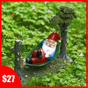 4pcs/Set Funny Mini Gnomes Playing Golf Dog Resin Dwarfs Sport Statue Cute DIY For Desk Bonsai Decoration Ornament Dropshipping