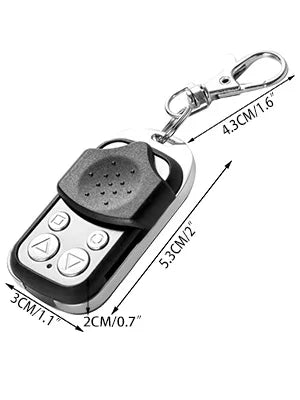 VEVOR Door Remote Control 4Button Garage Gate Door Opener Duplicator Clone Cloning Code Car Key Orange/Black Wireless Waterproof